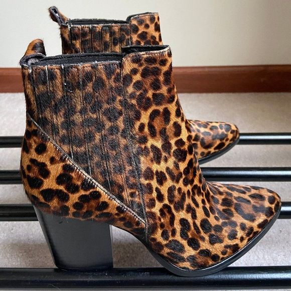 MARC FISHER Women Alva Calf Hair Boots - NEW NWOB - Picture 4 of 8